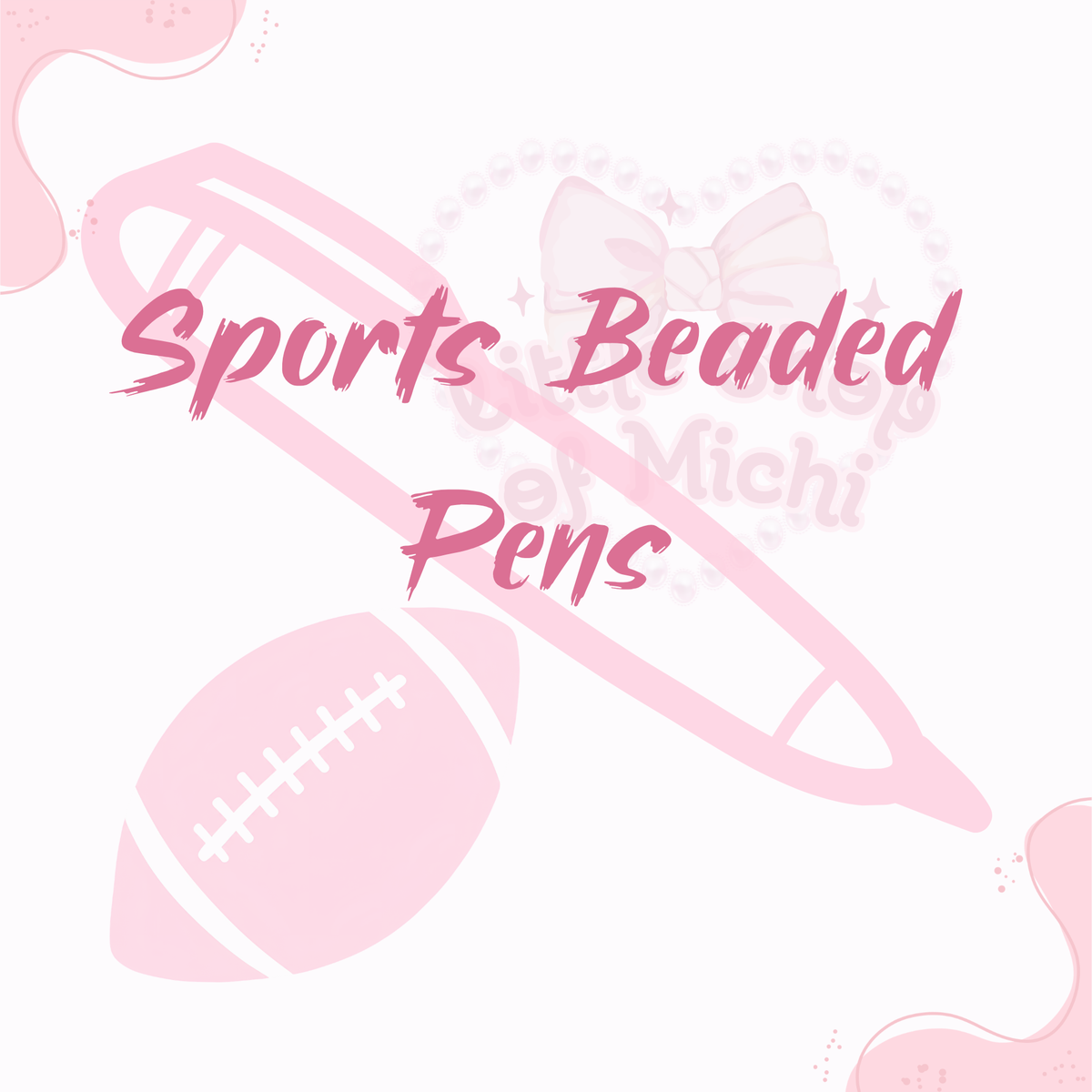 Sports Beaded Pens
